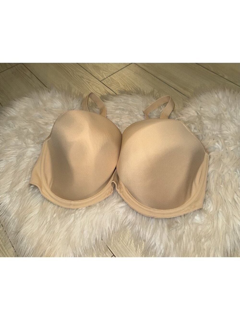 Elomi Bijou Underwire Banded Bra Lined Womens US 42J Sand Beige 8722